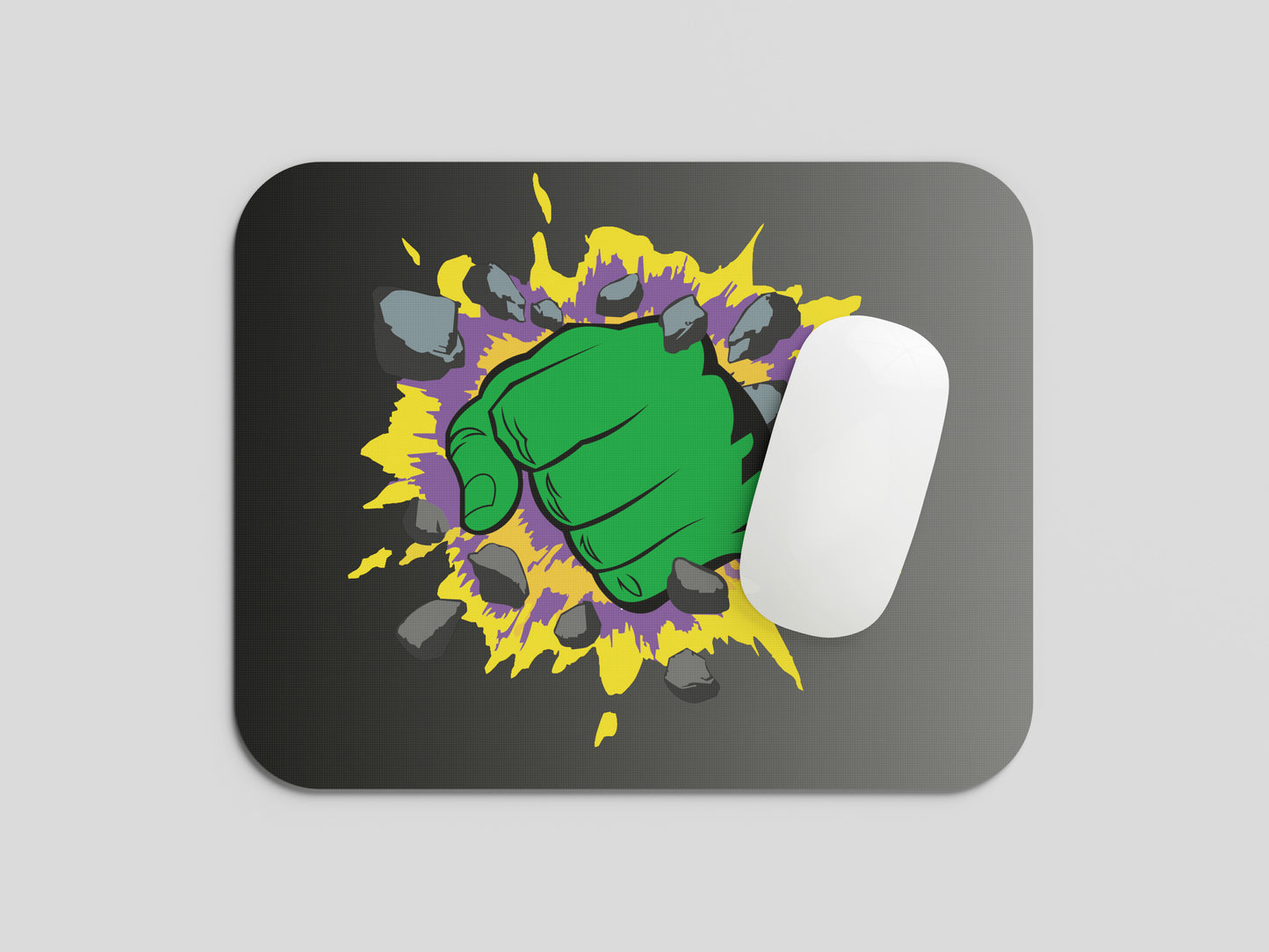 Smash the Day: Hulk Fist Mouse Pad