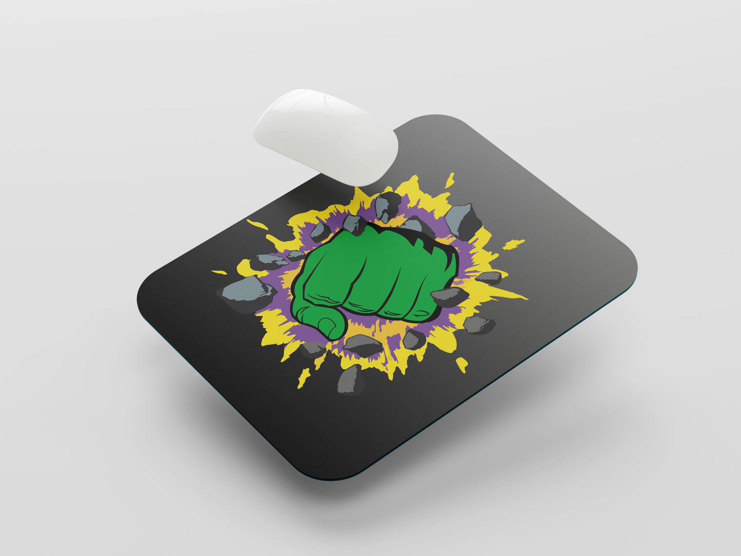 Smash the Day: Hulk Fist Mouse Pad