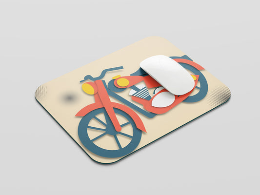 Ride the Thunder: Motorcycle Mouse Pad