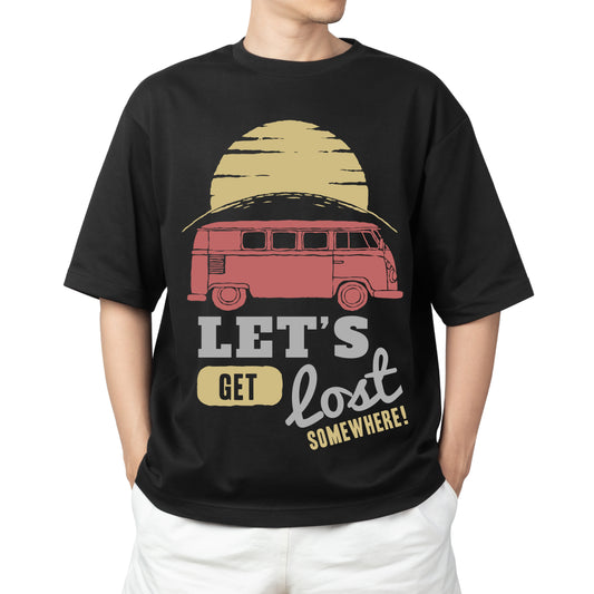 Oversize Let's Get Lost Somewhere T-Shirt