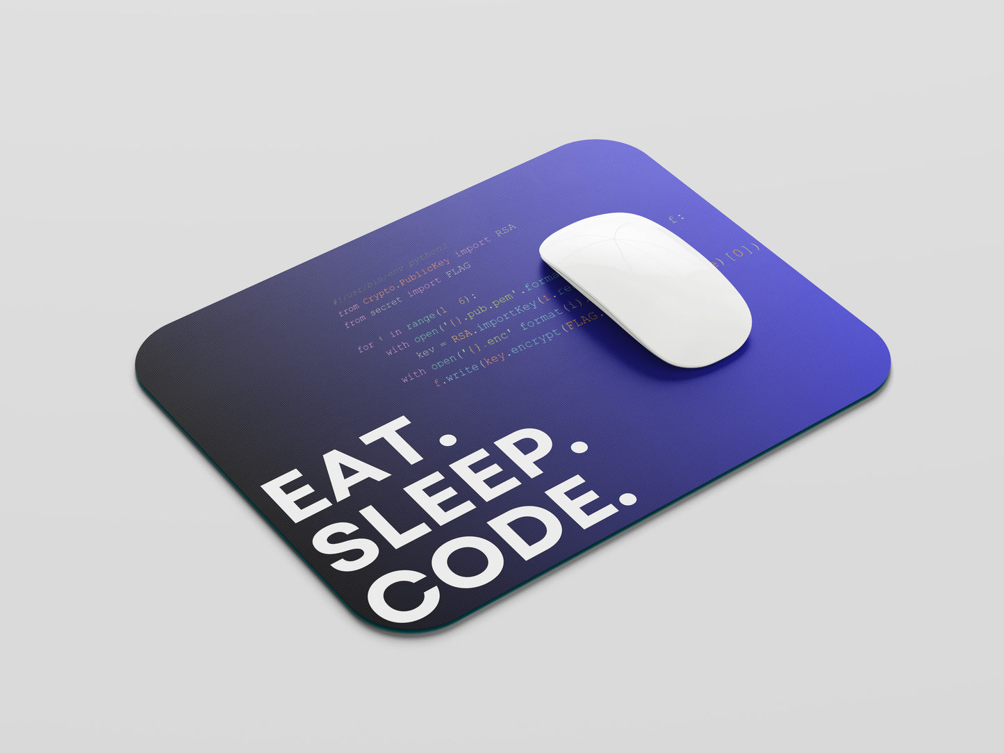 Code Life: Eat, Sleep, Code Mouse Pad