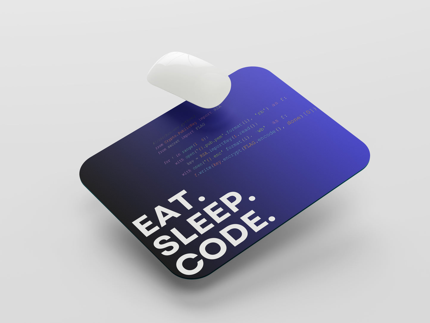 Code Life: Eat, Sleep, Code Mouse Pad