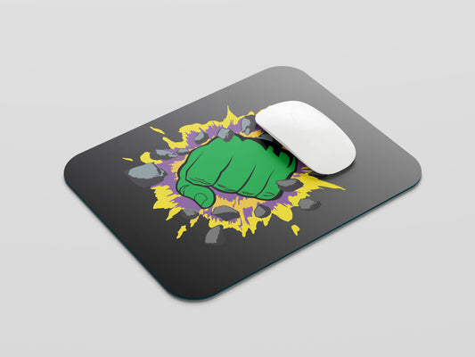 Smash the Day: Hulk Fist Mouse Pad