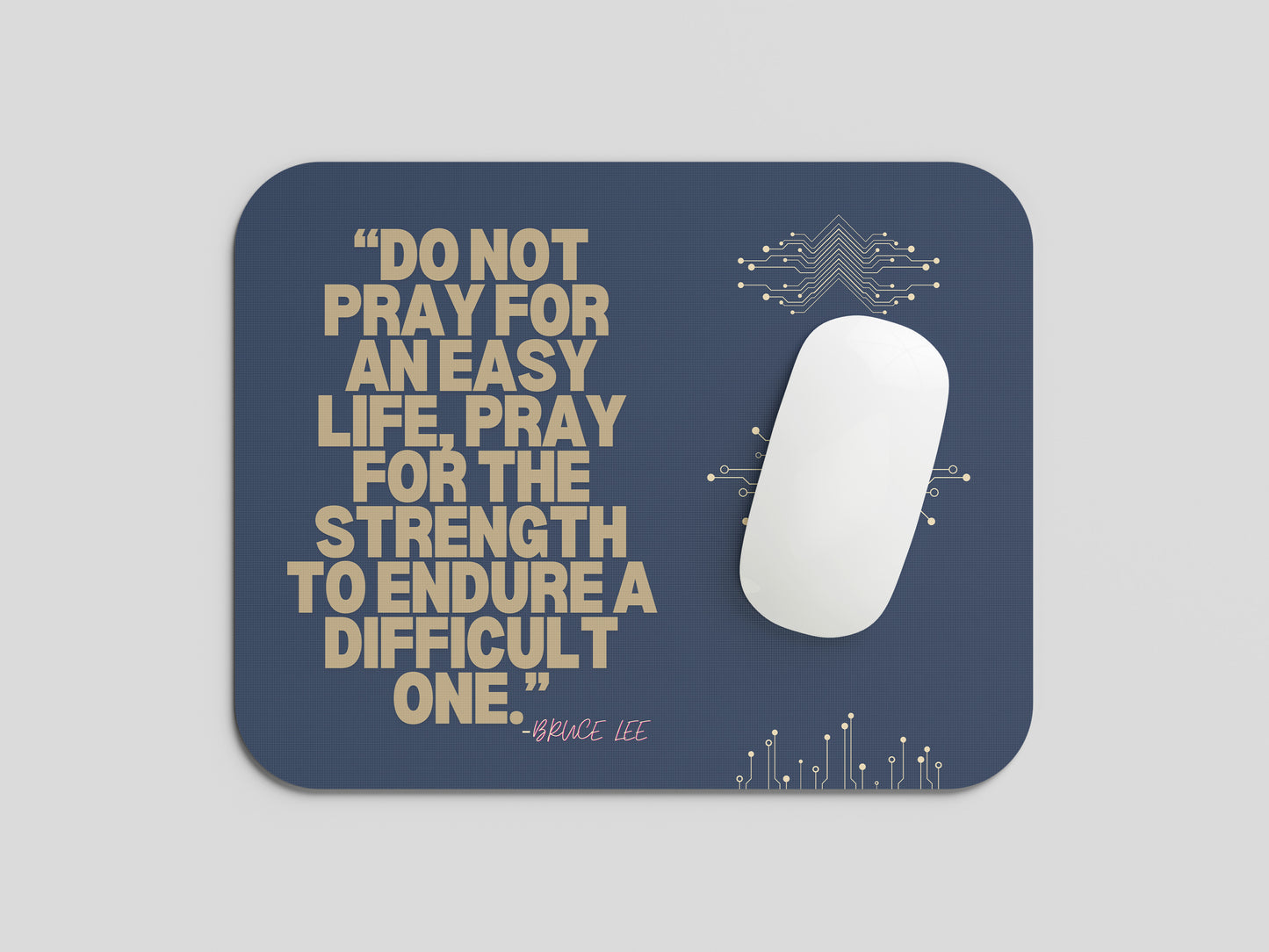 Inspire Every Click Mouse Pad