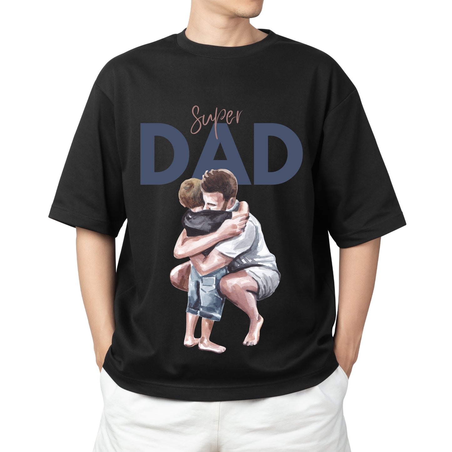 Oversize Super Dad T-Shirt