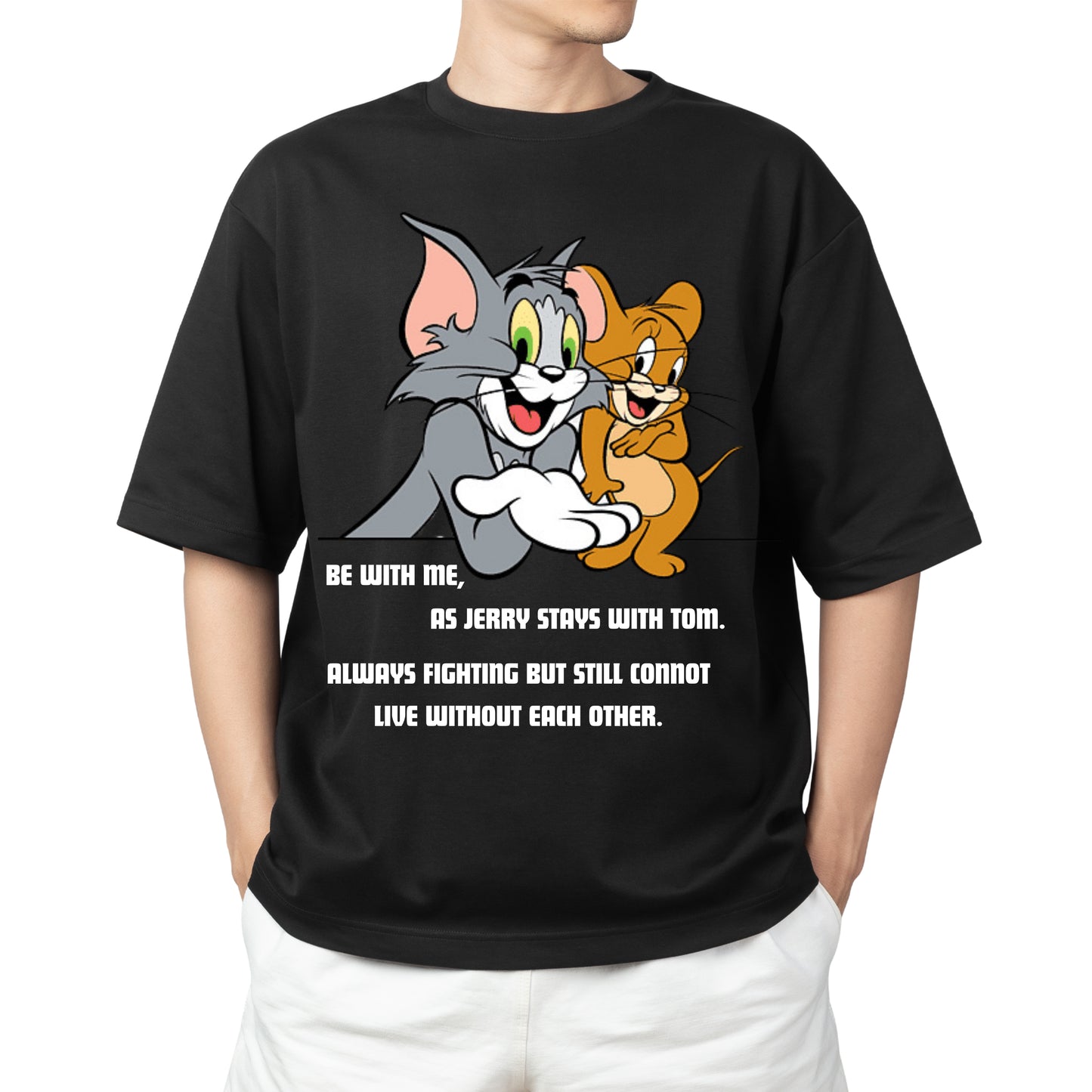 Oversize Tom N Jerry T-Shirt